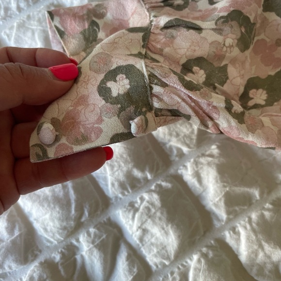 Wilfred Ava Floral Blouse in Pink and green - Picture 5 of 8